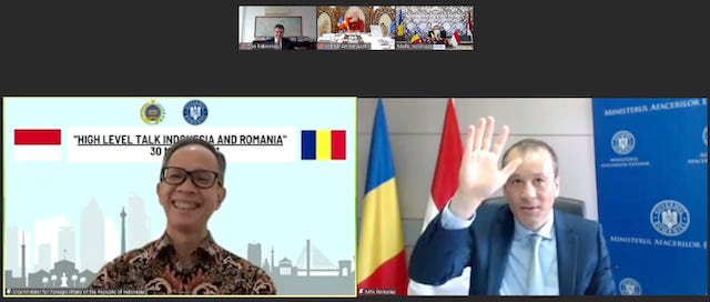 Tingkatkan Kerja Sama, Indonesia-Rumania Gelar High Level Talk